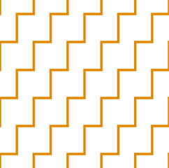 Seamless pattern of steps lines, vector quality, on white, modern minimalist flat style, bold, punchy forms that demand attention, ideal geometry