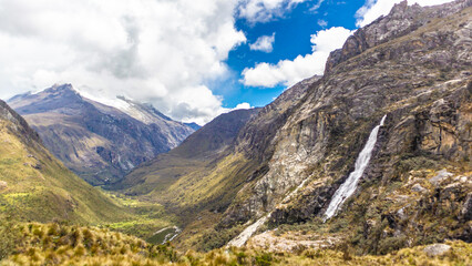 The mountain view is mesmerizing. The water elements such as lakes, waterfalls, or rivers highlight how the mountains have been shaped. 
The color change between autumn and spring is breathtaking!