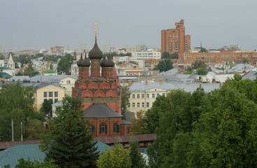 Obraz premium A bird's-eye view of the city.Yaroslavl Russia 