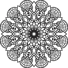 Mandalas for coloring book color pages.Anti-stress coloring book page for adults.