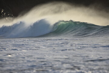 The sea brings out its most beautiful waves for surfing © alexisftv