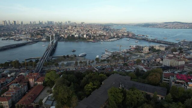 aerial bosphorus view 