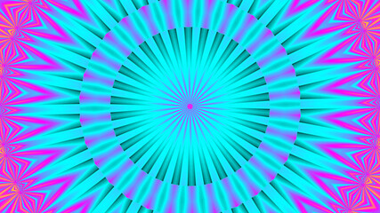 Abstract fantasy symmetrical kaleidoscope background
