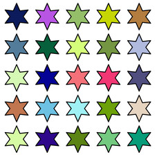 Obraz premium seamless star pattern