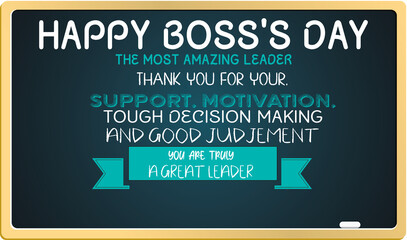 Happy boss day to multitasking woman greetings cards digital background unique template blank ready to edit boss lady
