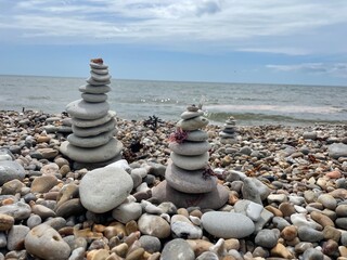 stones on the beach