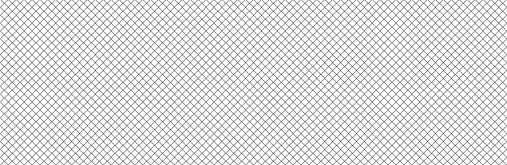 Net texture pattern on white background. Net texture pattern for backdrop and wallpaper. Realistic net pattern with black squares. Geometric background, vector illustration