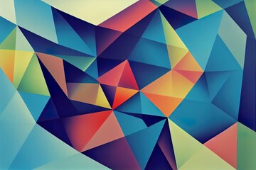 Obraz premium abstraktsiia geometriia kvadraty blue squares background geo