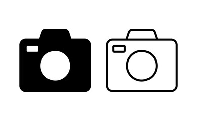 Camera icon vector for web and mobile app. photo camera sign and symbol. photography icon.