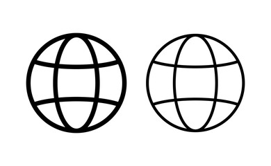 Web icon vector for web and mobile app. go to web sign and symbol. web click icon. Global search icon