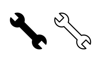 Wrench icon vector for web and mobile app. repair icon. tools sign and symbol