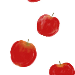 Apple Water color illustration multiple fruits PNG