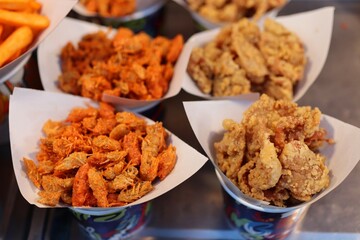 fried chicken nuggets