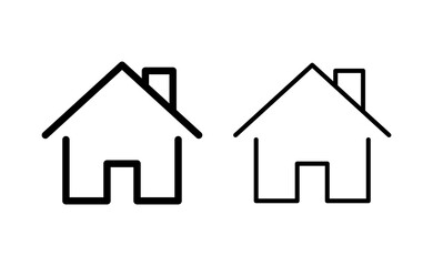 House icon vector for web and mobile app. Home sign and symbol