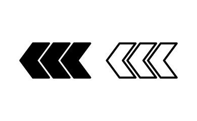 Arrow icon vector for web and mobile app. Arrow sign and symbol for web design.
