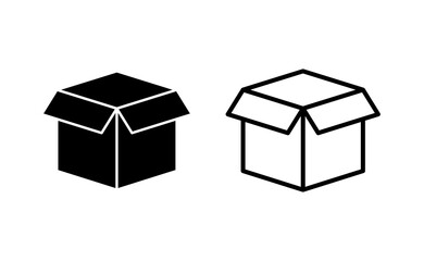 Box icon vector for web and mobile app. box sign and symbol, parcel, package
