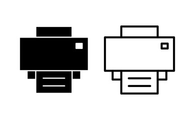 Print icon vector for web and mobile app. printer sign and symbol