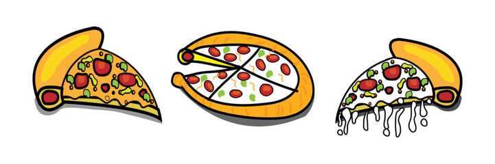 Delicious Pizza food image design