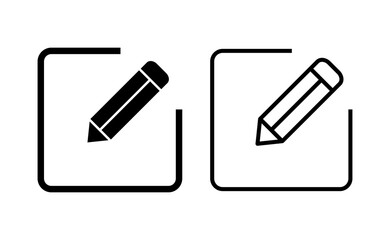 Edit icon vector for web and mobile app. edit document sign and symbol. edit text icon. pencil. sign up