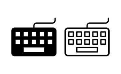 Keyboard icon vector for web and mobile app. keyboard sign and symbol