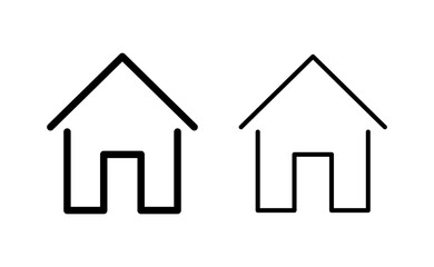 House icon vector for web and mobile app. Home sign and symbol