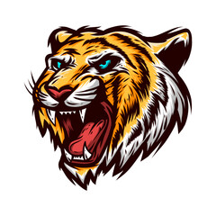 tiger head vector
