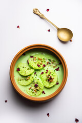 Pista Bread Rasmalai is the tweaked version of traditional Ras malai using bread slices