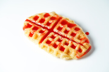 Pastry is baked food made with a dough of flour, water and shortening (solid fats, including butter or lard) that may be savoury or sweetened.