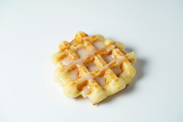 Pastry is baked food made with a dough of flour, water and shortening (solid fats, including butter or lard) that may be savoury or sweetened.