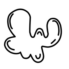 Abstract Doodle Cloud