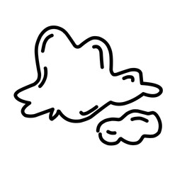 Abstract Doodle Cloud