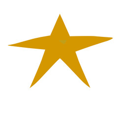 Golden Star Illustration