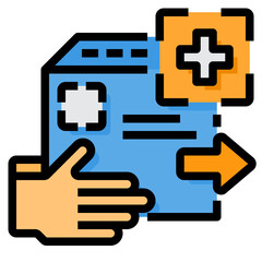 add filled outline icon