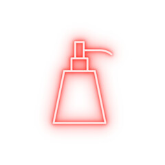 liquid soap neon icon