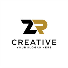 ZR, RZ Logo Design Vector Template