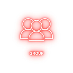 group neon icon