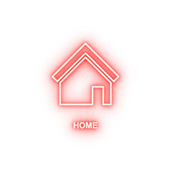 home neon icon