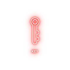 key neon icon