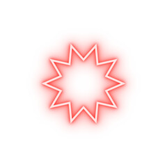 star line neon icon