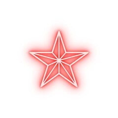 star line neon icon