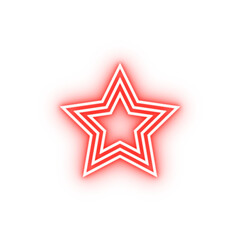 star line neon icon