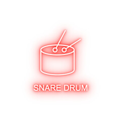 share drum neon icon
