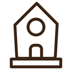 house property real estate outline icon
