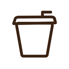 beverage cinema drink outline icon