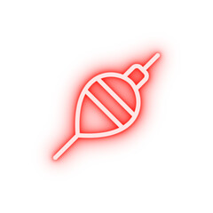 Bobber neon icon