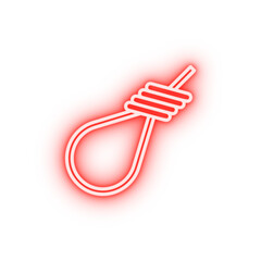 Cord pirate neon icon