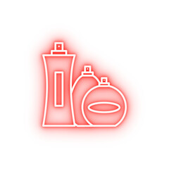 Perfume mall shop neon icon