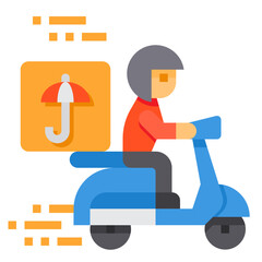 insurance flat icon