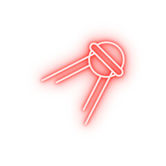 satellite neon icon
