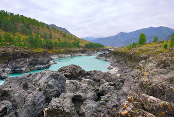 Orocto rapids on the Katuni River